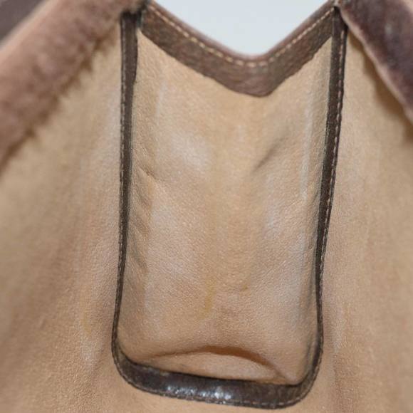 GUCCI GG Supreme Web Sherry Line Clutch Bag PVC Beige Red 89 01 002 Auth yk12307 - Picture 11 of 16